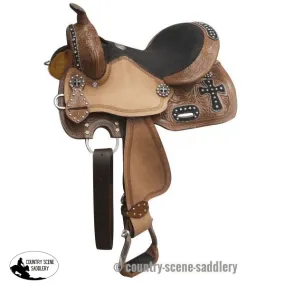 10", 12" Double T youth barrel style saddle