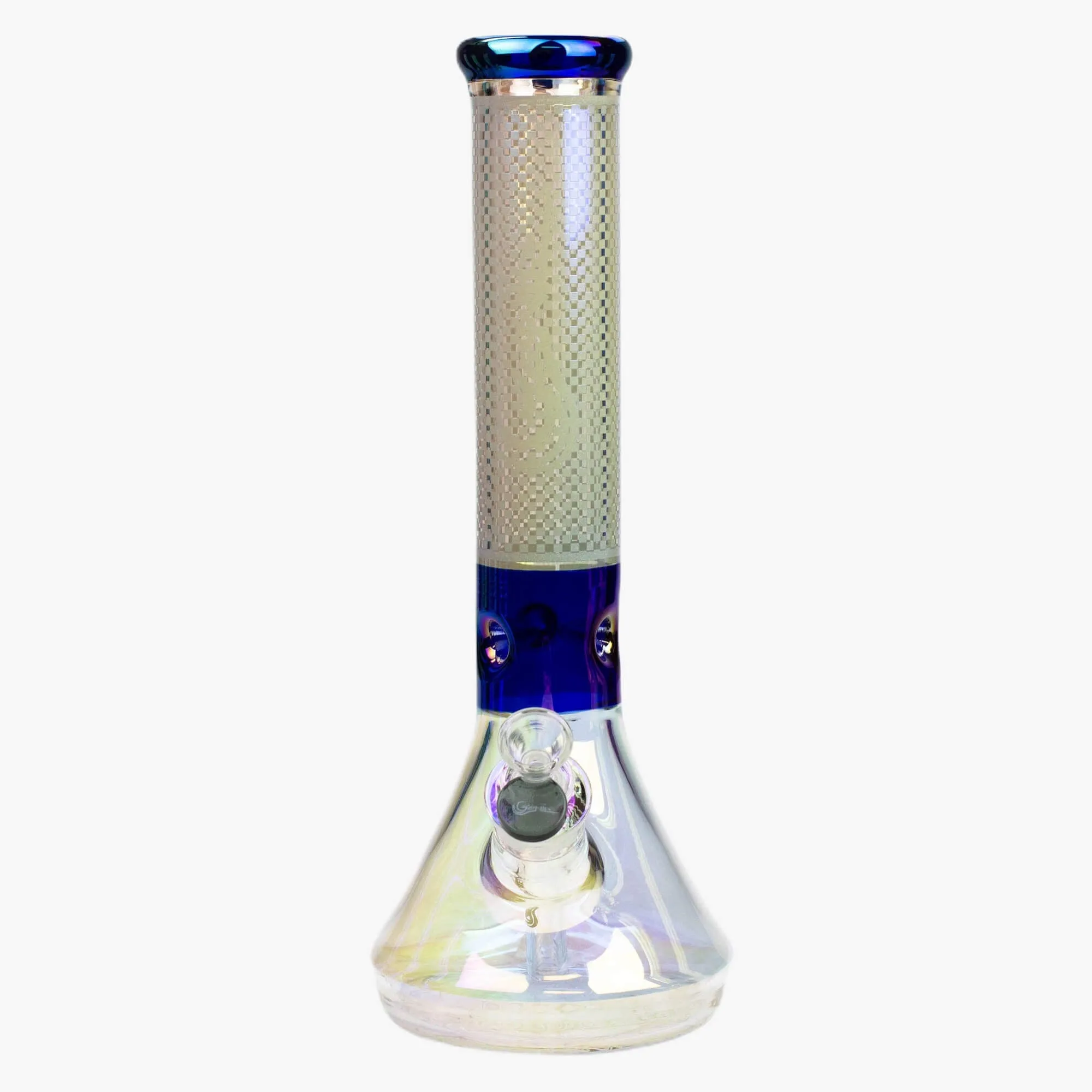 13" Genie Electroplated Glass Beaker Water Bong