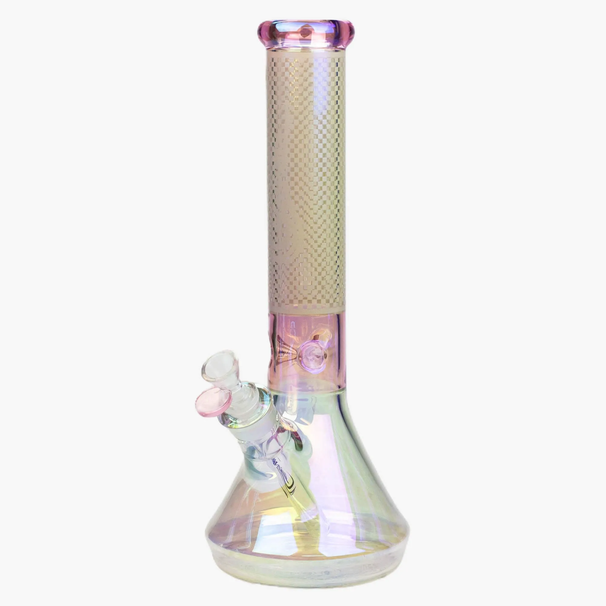 13" Genie Electroplated Glass Beaker Water Bong