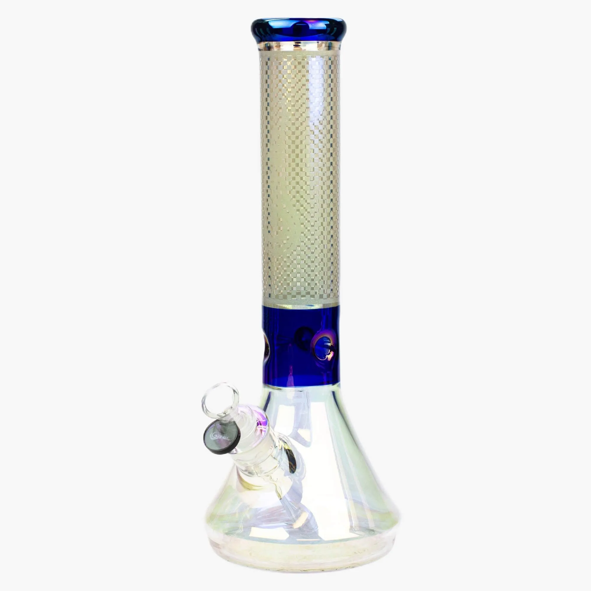 13" Genie Electroplated Glass Beaker Water Bong