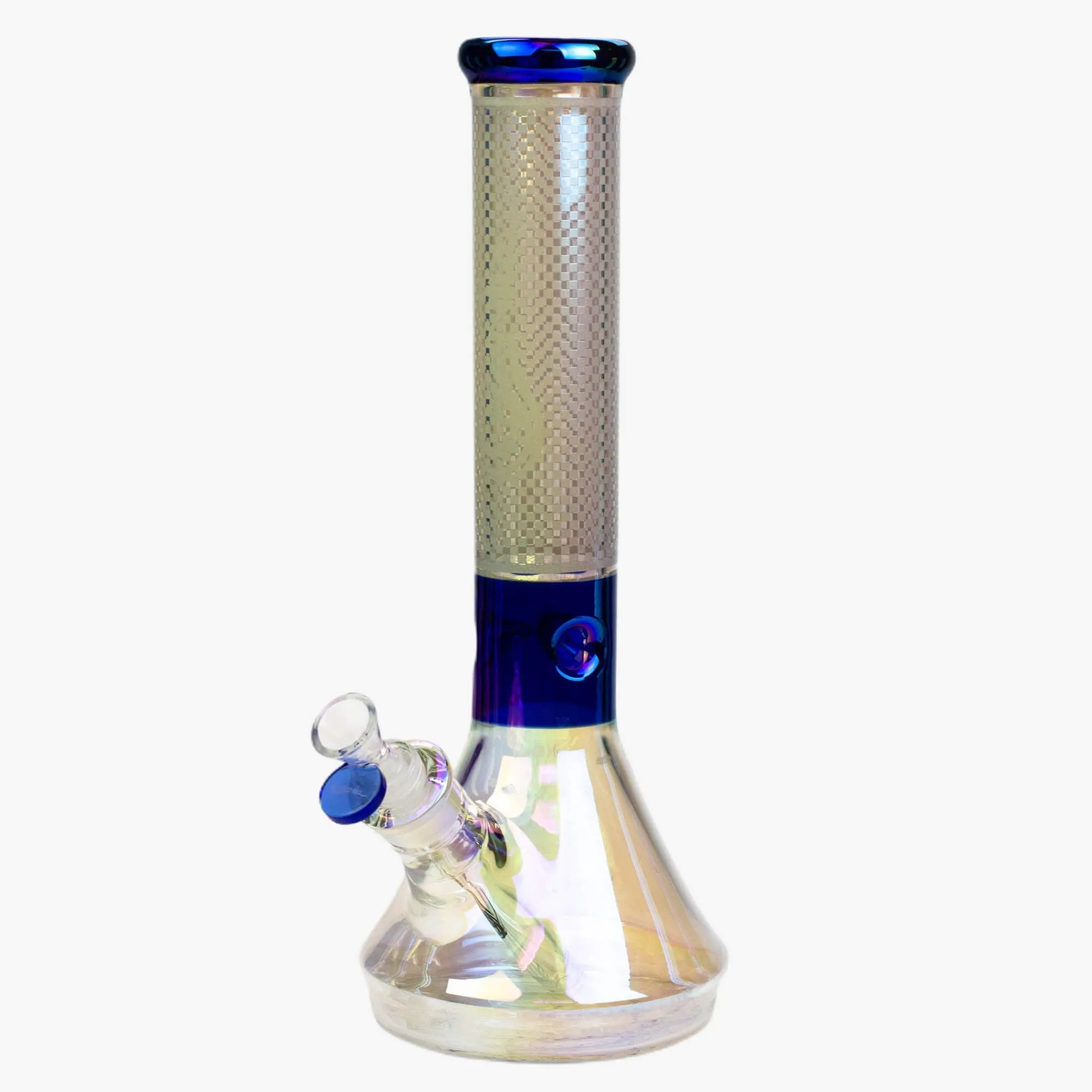 13" Genie Electroplated Glass Beaker Water Bong