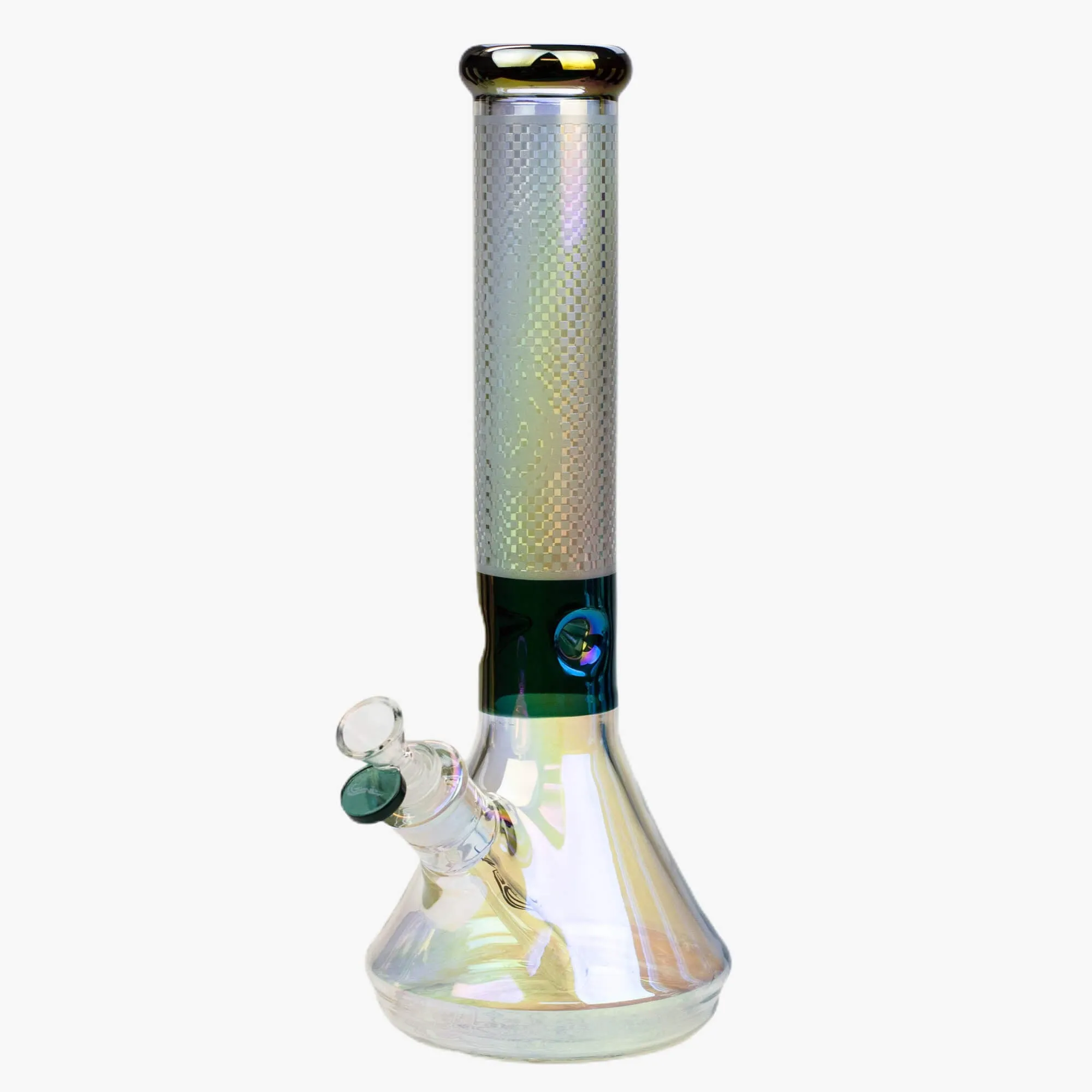 13" Genie Electroplated Glass Beaker Water Bong