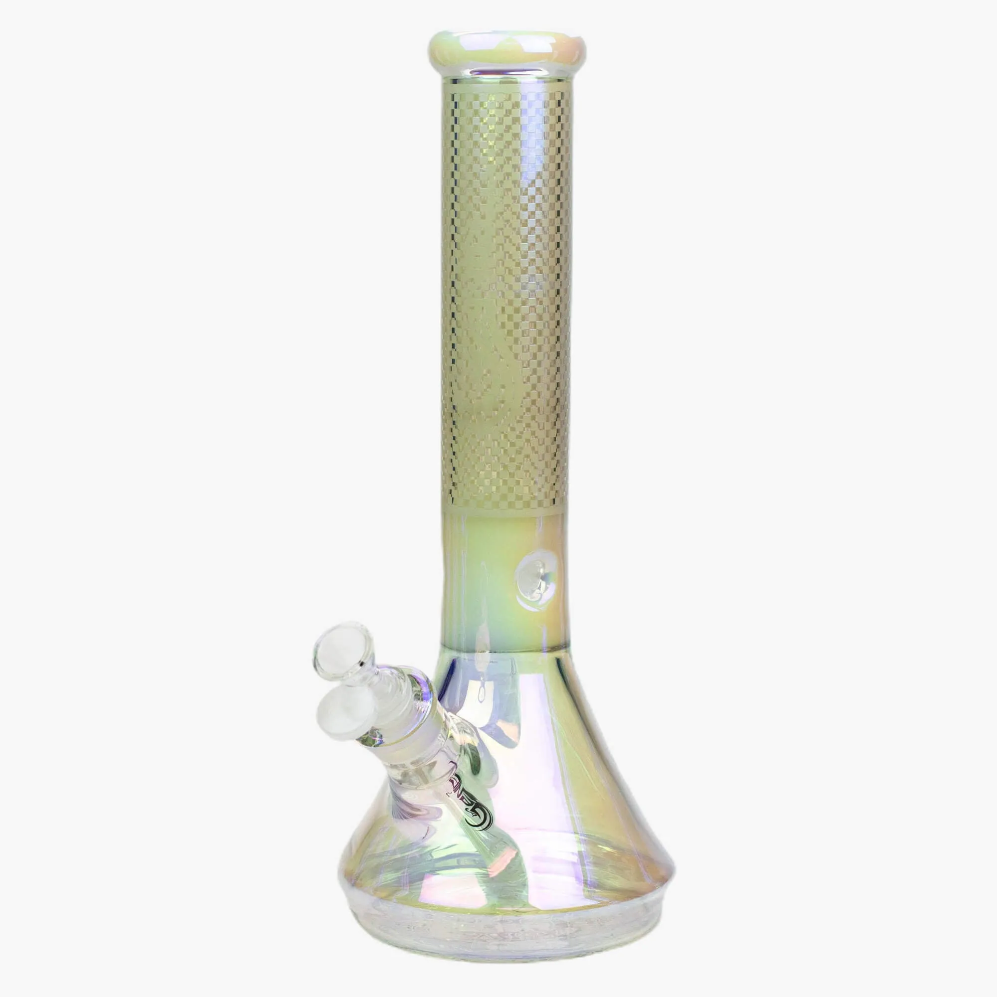 13" Genie Electroplated Glass Beaker Water Bong