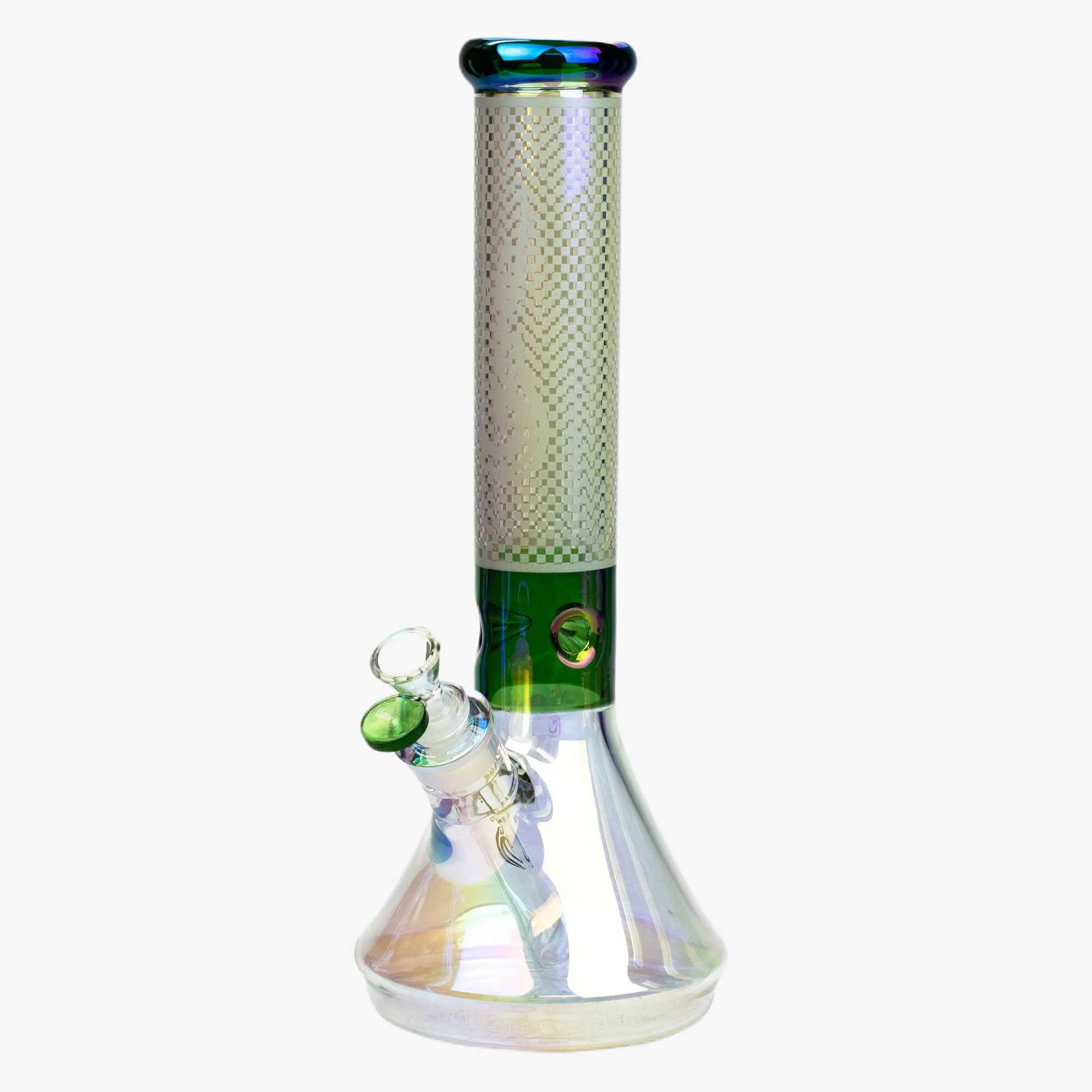 13" Genie Electroplated Glass Beaker Water Bong