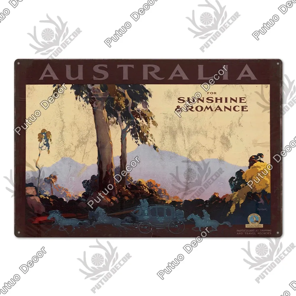 Australian Sign Club Party Living Room Wall Decor