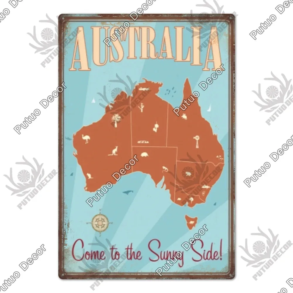 Australian Sign Club Party Living Room Wall Decor