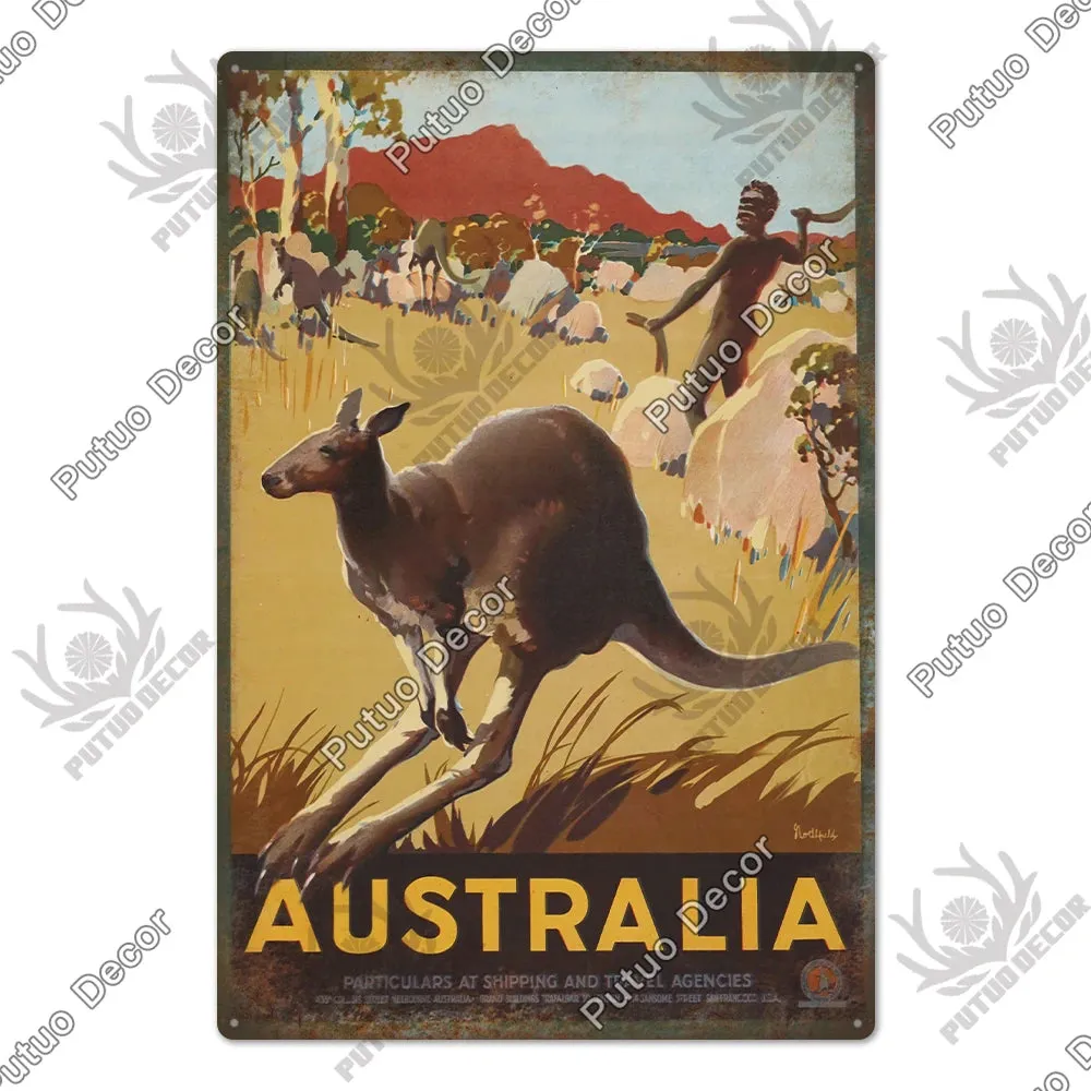 Australian Sign Club Party Living Room Wall Decor