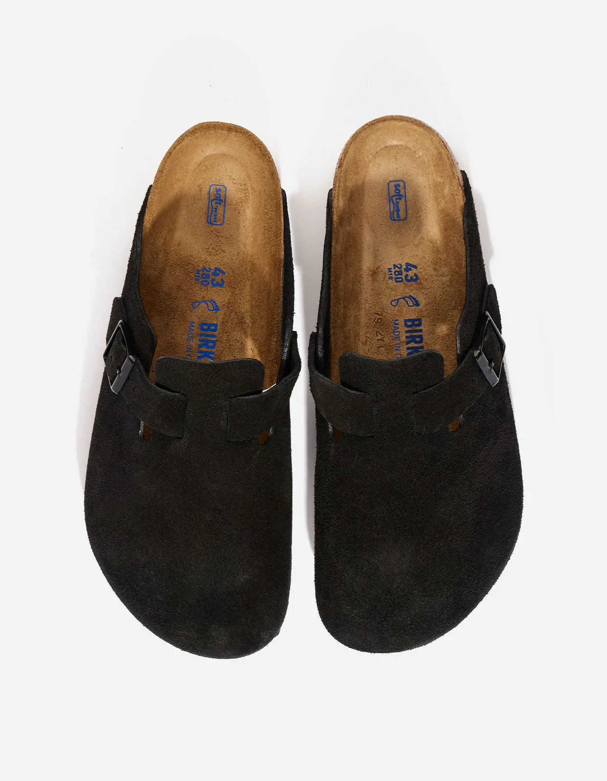 Birkenstock Boston SFB Suede Black