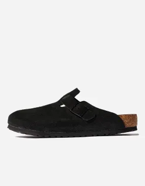 Birkenstock Boston SFB Suede Black