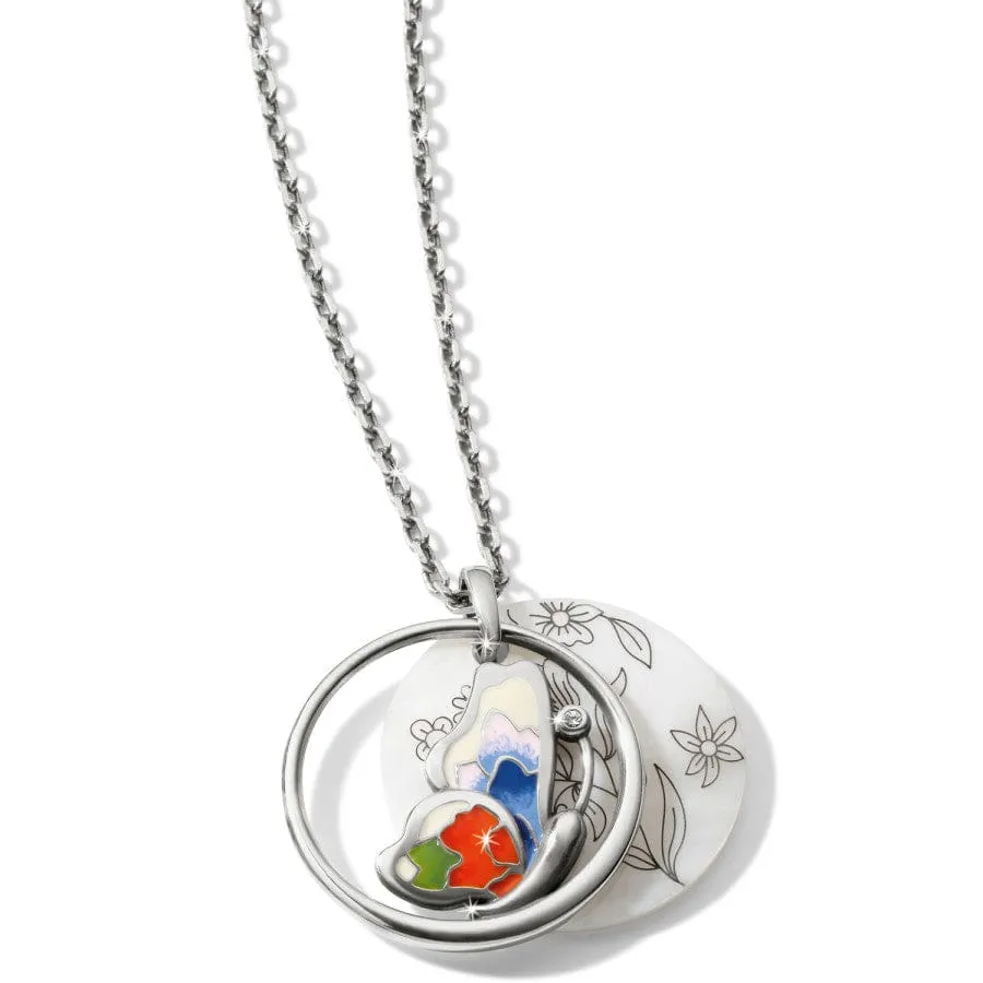 Blossom Hill Butterfly Shell Necklace