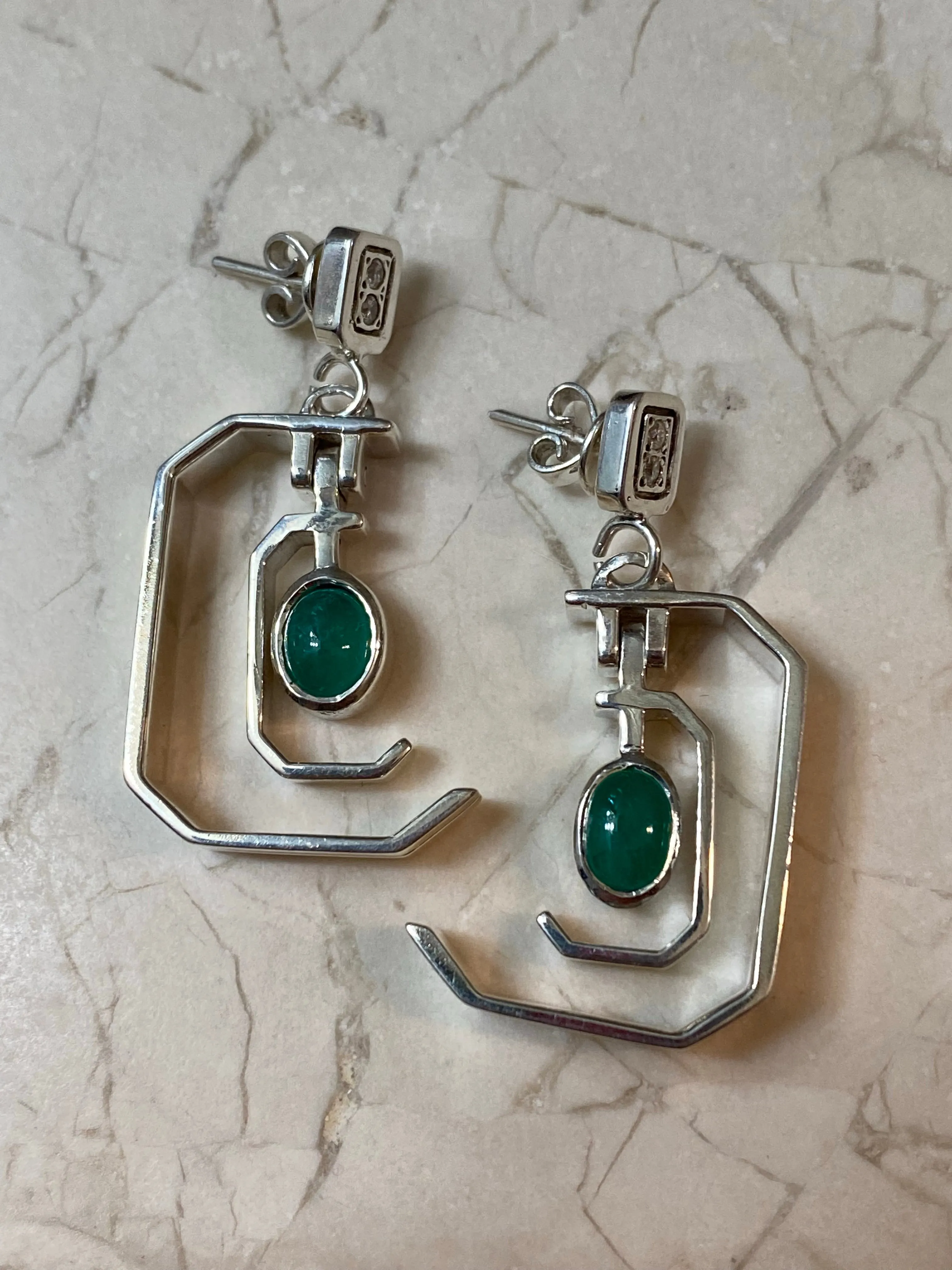 Colombian Emerald Earrings