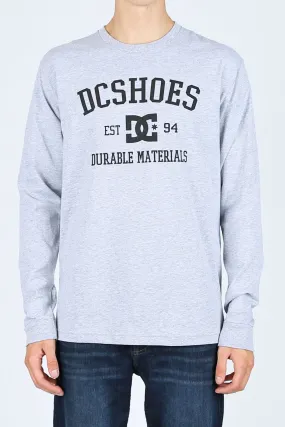 DC Guys Grey Headphase Long Sleeve Tee