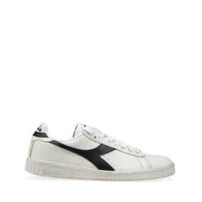 DIADORA SNEAKERS GAME L LOW WAXED BIANCO - NERO