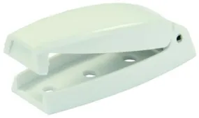 Door Catch; Use To Keeping RV Baggage Doors Closed; Bullet Style; White; With Mounting Screws; Set Of 2