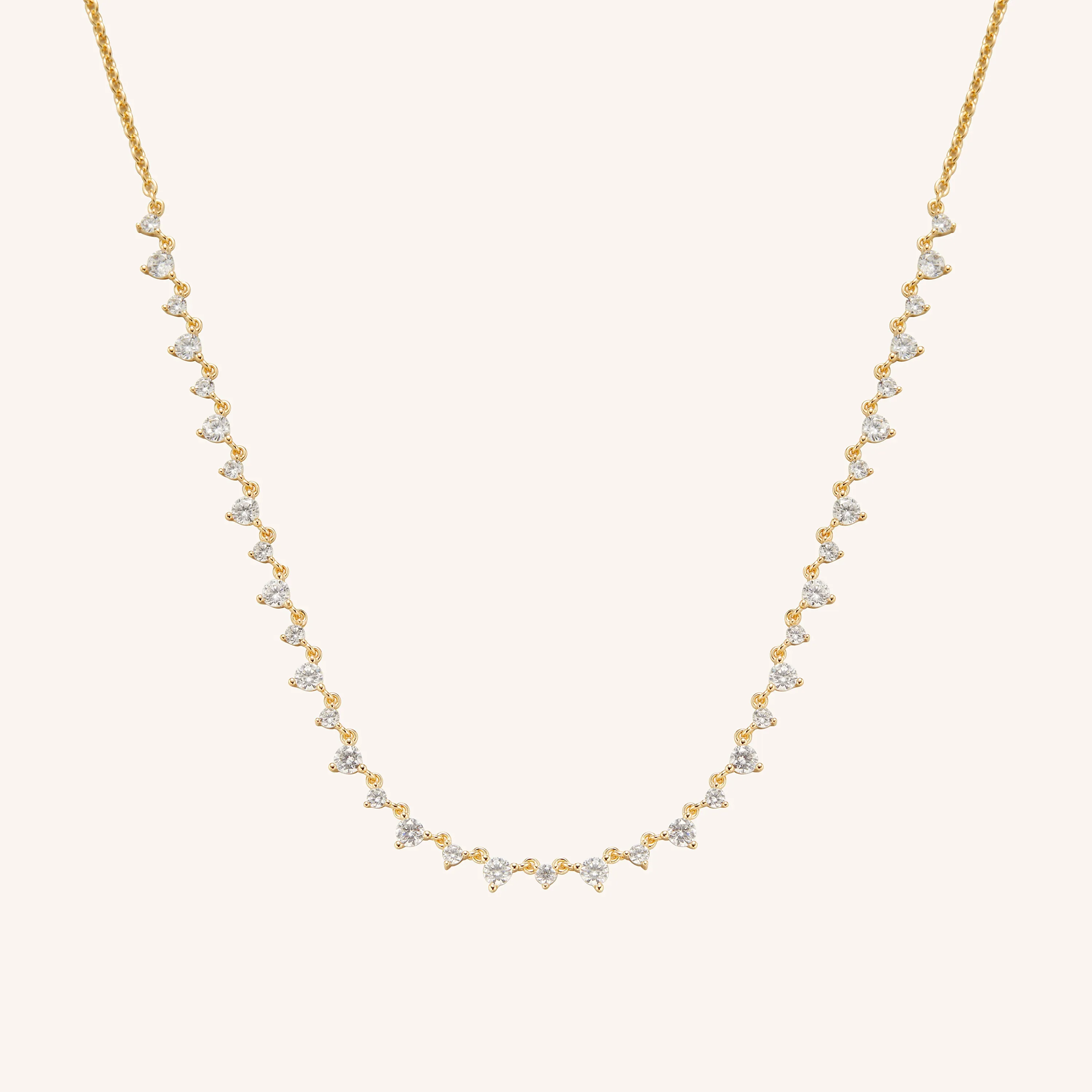 Elizabeth Crystal Necklace