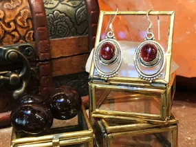 Garnet Odessa Earrings