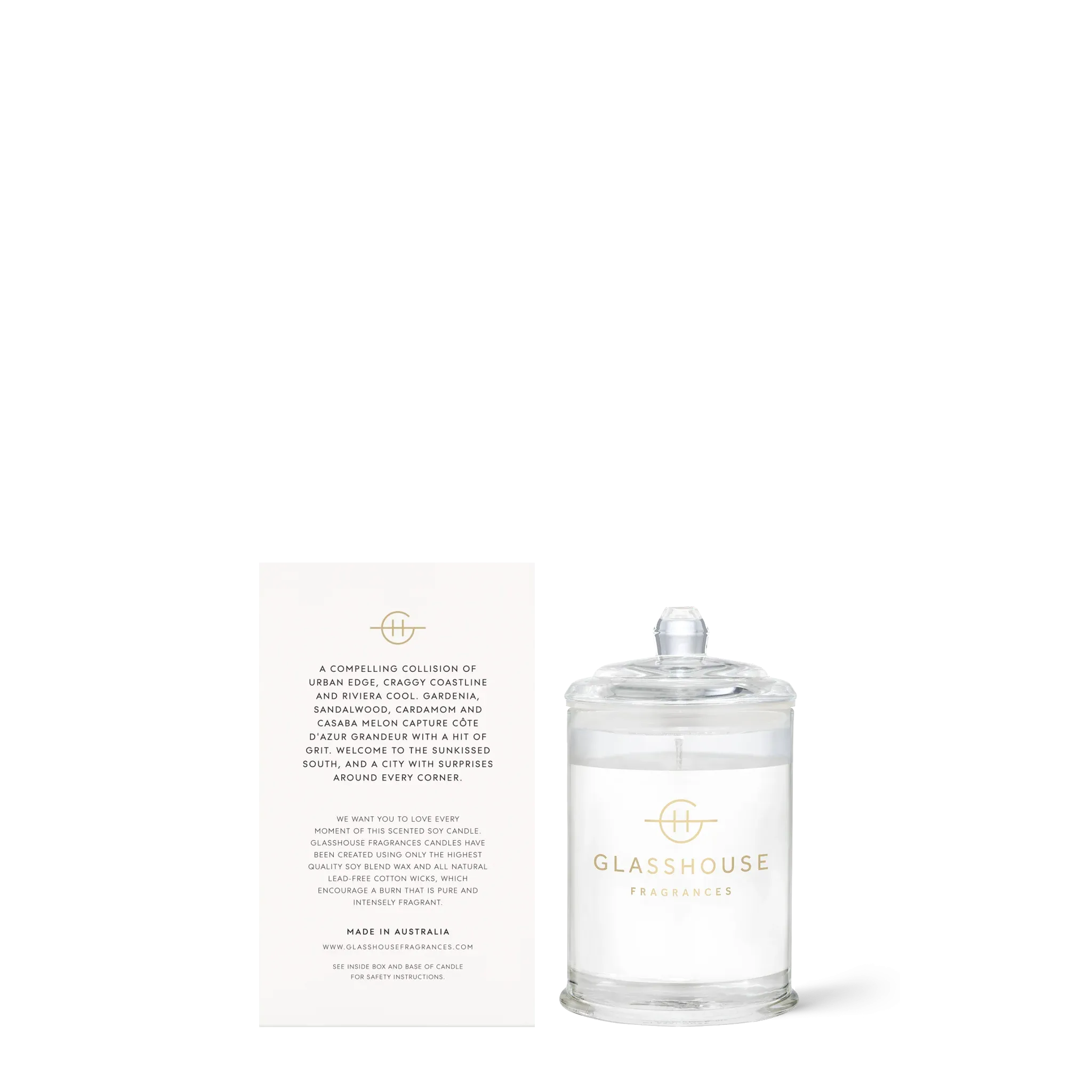 GLASSHOUSE 60g Candle MARSEILLE MEMOIR