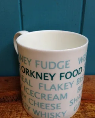 Judith Glue "Love Orkney Food" Mug