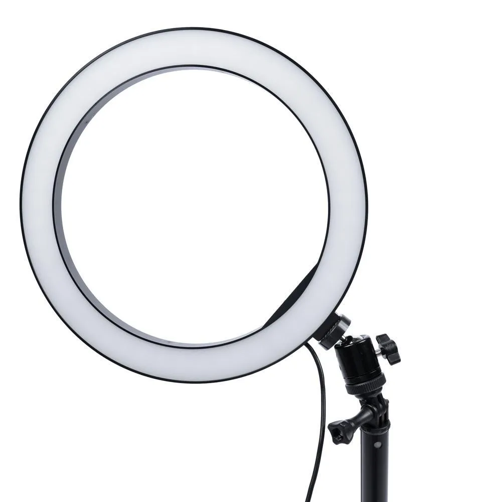 LED 10" USB Desk RGB Rainbow Ring Light - 'Selena'