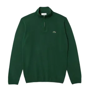 Maglione Lacoste 1/2 Zip Verde