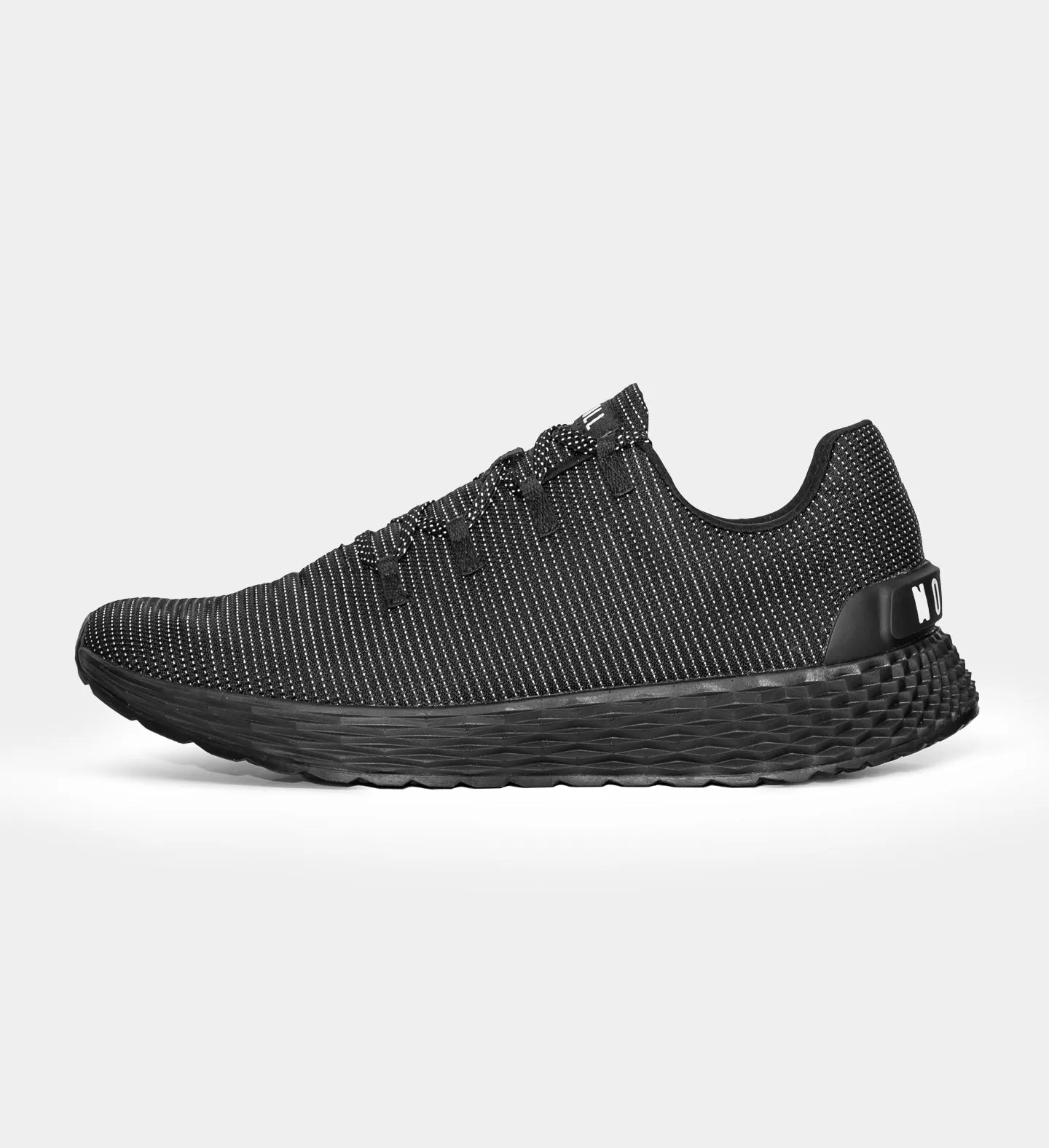 Men's Black Reflective Woven Runner