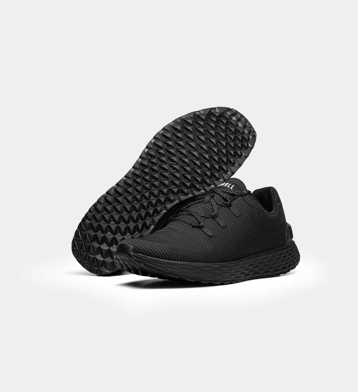 Men's Black Reflective Woven Runner