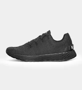 Men's Black Reflective Woven Runner