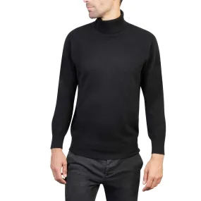 Mens Cashmere Roll Neck Jumper