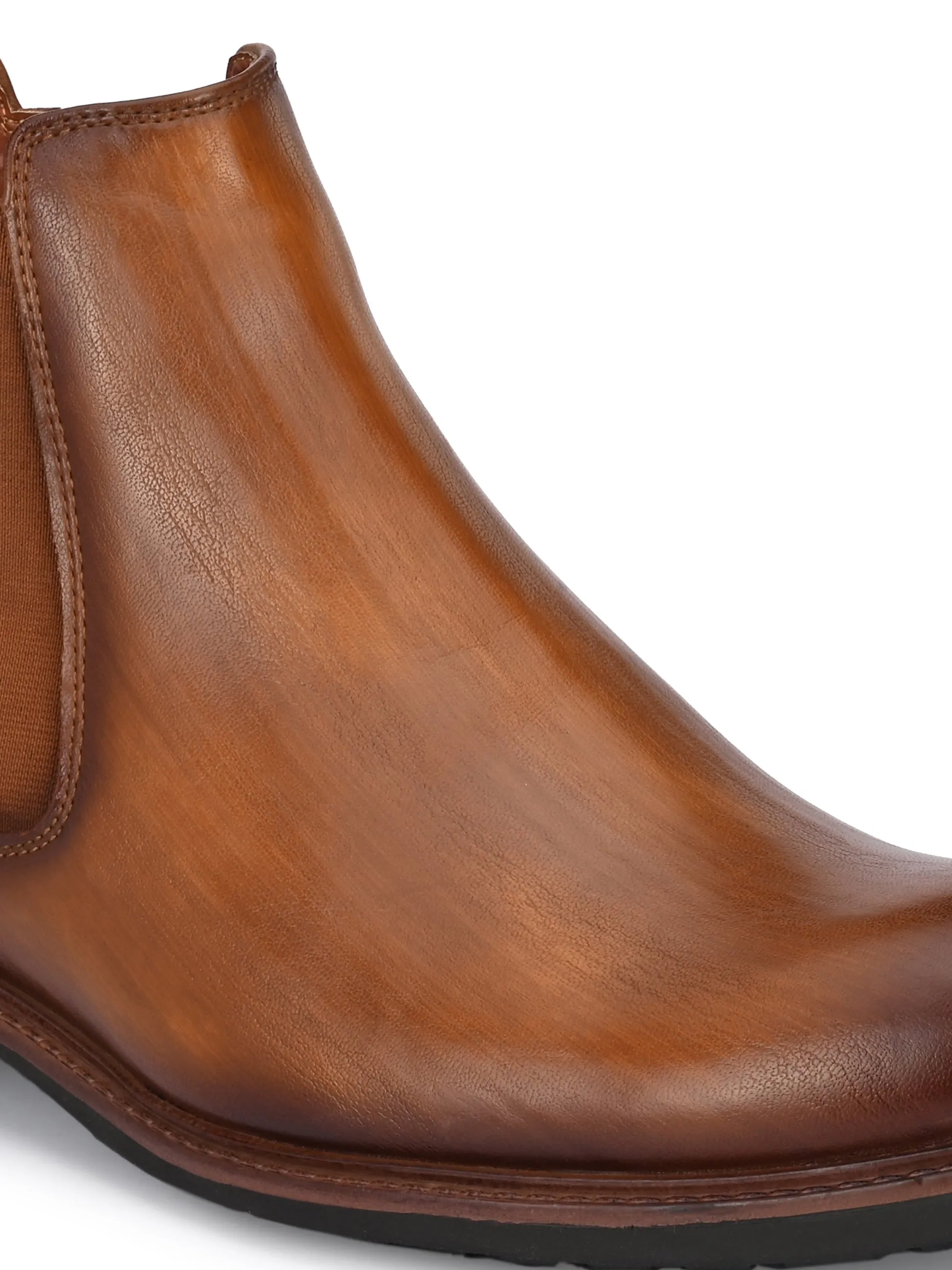 Quest Tan Chelsea Boots