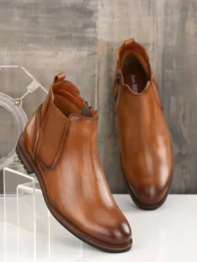 Quest Tan Chelsea Boots