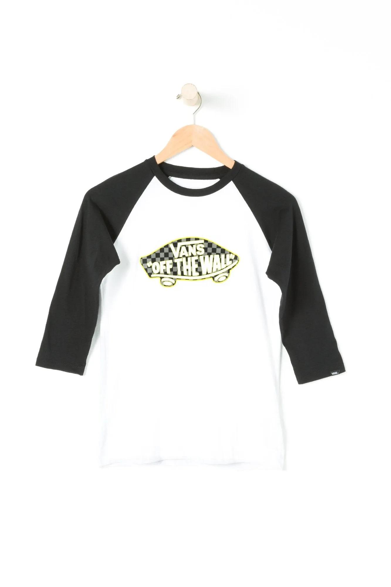 Vans Youth Off The Wall Raglan Tee